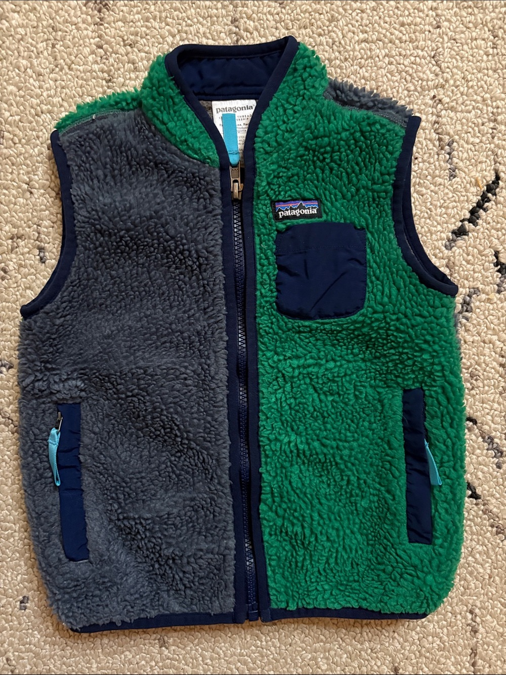 Patagonia Kids Sherpa Fleece Vest (3T) EUC